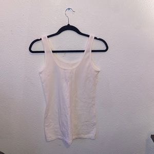 white tank top